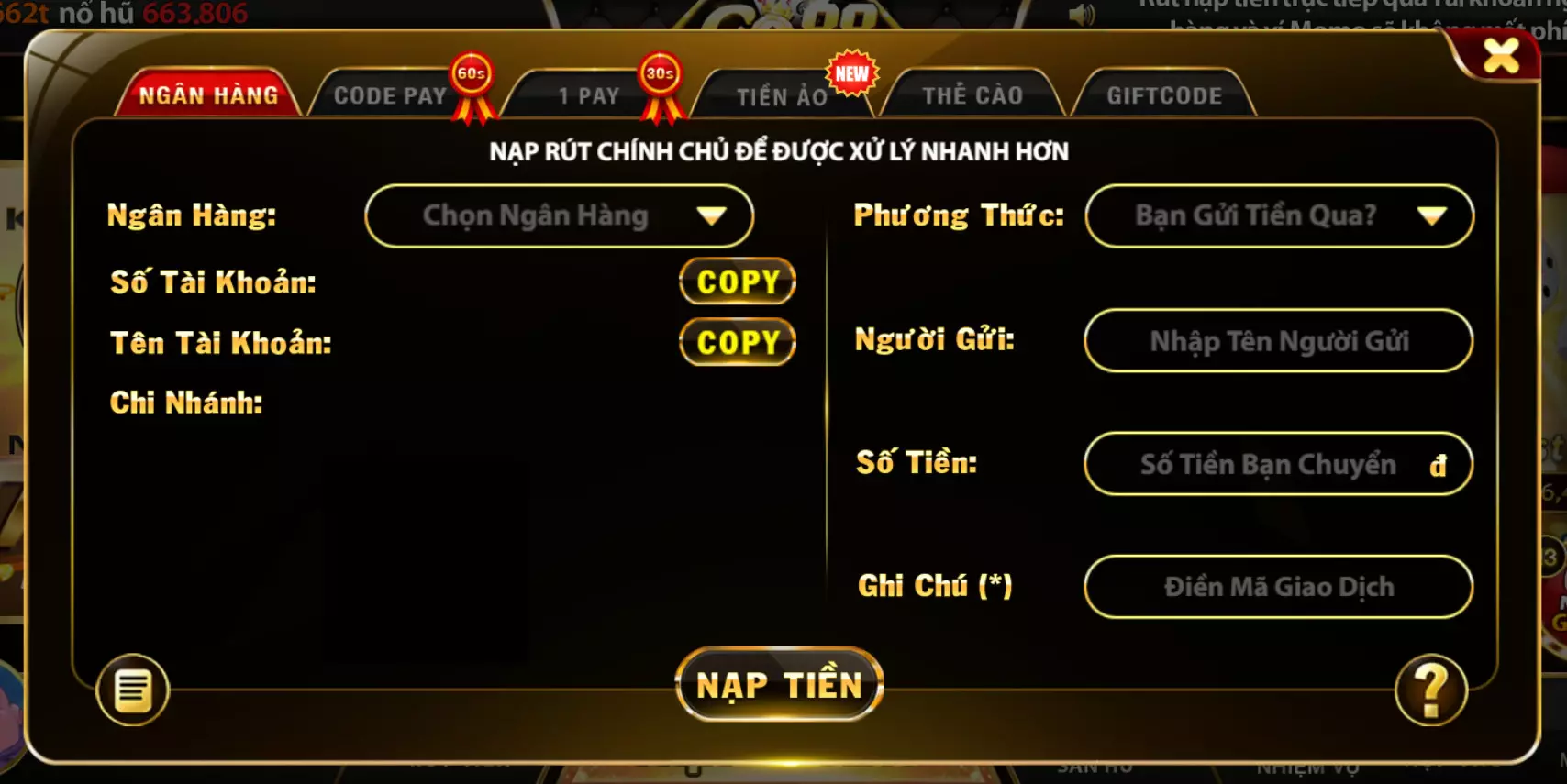 game nổ hũ đổi thưởng phổ biến LINK TẢI GO88